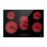IsEasy LT5-02 - Table vitrocéramique 5 zones à commande tactile