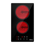 IsEasy T2V-01M - Domino vitrocéramique 2 foyers 3000 W
