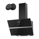 IsEasy TV1360D4-CC-I2 - Hotte aspirante inclinée 60 cm, 524 m³/h : filtre aluminium