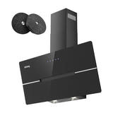 IsEasy TV5290D4-CC-I2 - Hotte aspirante inclinée 90 cm classe A++ : cheminée