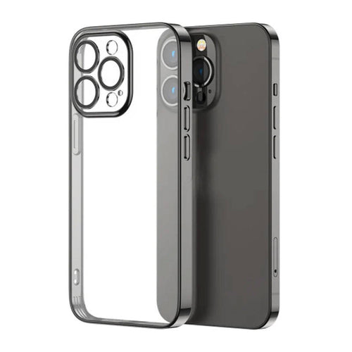Joyroom JR-14Q3 - Coque transparente à bords noirs pour iPhone 14 Plus