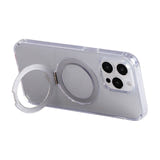 Joyroom JR-BP004 - Coque magnétique avec anneau-support pour iPhone 15 Pro (transparent)