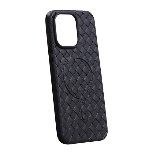 Joyroom JR-BP005 - Coque magnétique texturée pour iPhone 15 (noir)