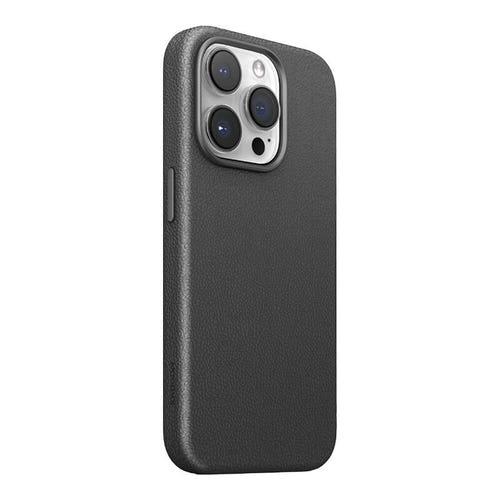 Joyroom JR-BP006 - Coque magnétique microfibre pour iPhone 15 Pro Max (noir) : dos