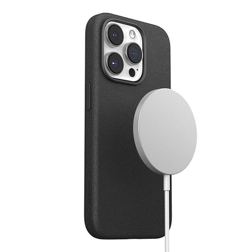 Joyroom JR-BP006 - Coque magnétique microfibre pour iPhone 15 Pro Max (noir)