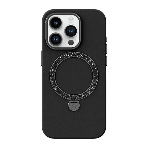 Joyroom PN-14L2 Dancing Circle - Coque MagSafe à anneau pour iPhone 14 Pro (noir)
