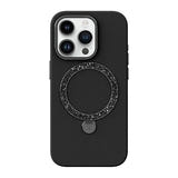 Joyroom PN-15L4 Dancing Circle - Coque MagSafe à anneau pour iPhone 15 Pro Max (noir)
