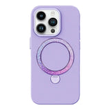 Joyroom PN-15L4 Dancing Circle - Coque MagSafe à anneau pour iPhone 15 Pro Max (violet)