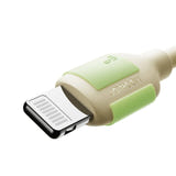 Joyroom S-A53 - Câble USB-A vers Lightning 30 W 1,2 m (crème) : détail