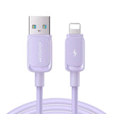 Joyroom S-AL012A14 - Câble USB-A vers Lightning 2,4 A 1,2 m (violet)