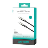 Joyroom SA27-CC5 Star-Light - Câble USB-C vers USB-C 100 W 1,2 m (noir) : détail