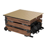 Kingsmith RMWR3LF - Rameur à eau pliable en bois avec plateau de table basse - visuel 2