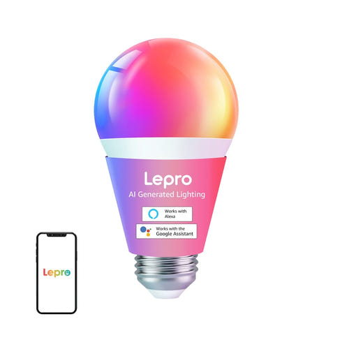 Lepro B1 - Ampoule connectée E27 WiFi + Bluetooth, 806 lm (vue 1)