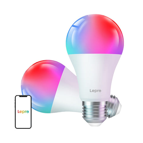 Lepro B2-2 - Ampoules connectées E27 WiFi 1100 lm (lot de 2) (vue 1)