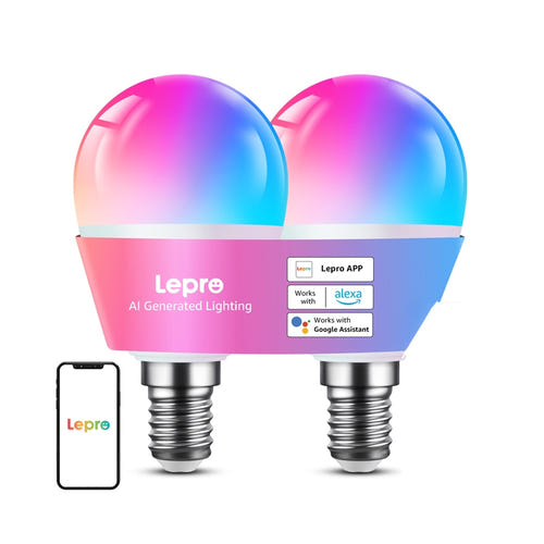 Lepro BP1-2 - Ampoules connectées E14 (lot de 2) (vue 2)