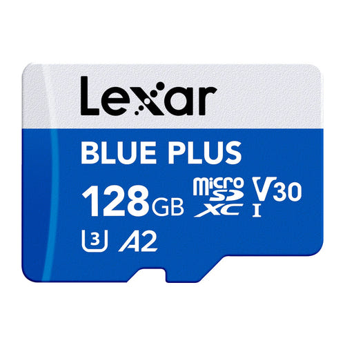 Lexar BLUE PLUS - carte microSDXC 128 Go, 170 Mo/s, A2 V30 - visuel 1