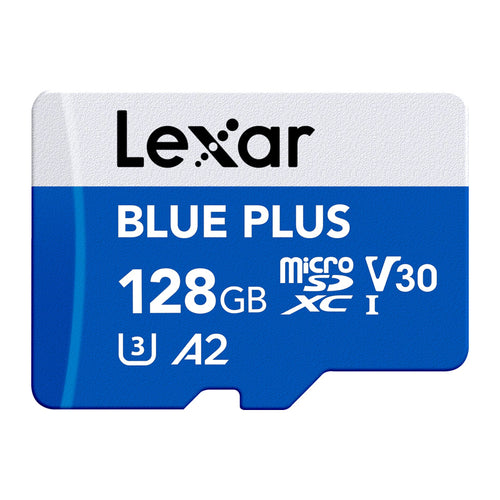 Lexar BLUE PLUS - carte microSDXC 128 Go, 170 Mo/s, A2 V30 - visuel 1