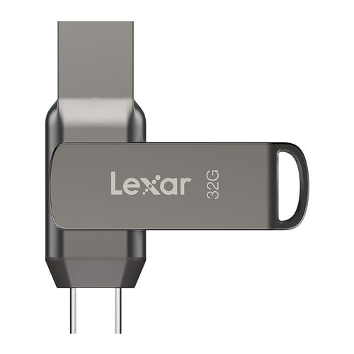 Lexar JumpDrive D400 - Clé USB 32 Go Type-C et Type-A : 32 Go vue face