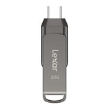 Lexar JumpDrive D400 - Clé USB 32 Go Type-C et Type-A : connecteur USB-A