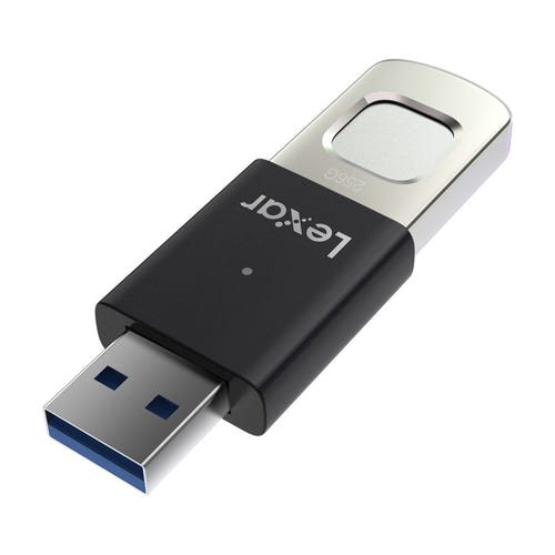 Lexar Fingerprint F35 Pro - clé USB sécurisée 256 Go à lecteur d'empreinte (vue 2)