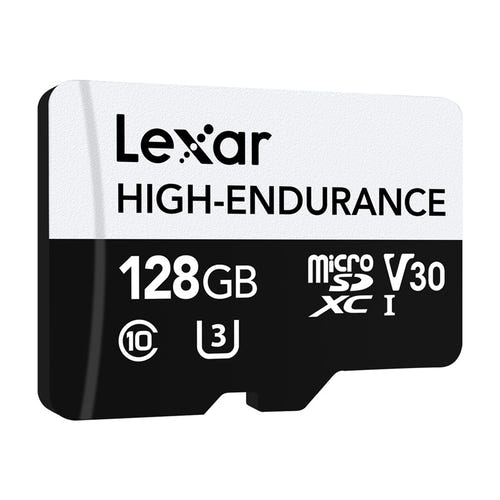 Lexar High-Endurance microSDXC 128 Go : enregistrement continu vidéosurveillance