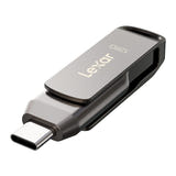 Lexar JumpDrive Dual D400 - clé USB double USB-C et USB-A 128 Go : dossiers chiffres