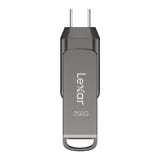 Lexar JumpDrive Dual D400 - clé USB double USB-C et USB-A 256 Go : smartphone ordinateur