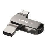 Lexar JumpDrive Dual D400 - clé USB double USB-C et USB-A 256 Go : connecteur USB-C