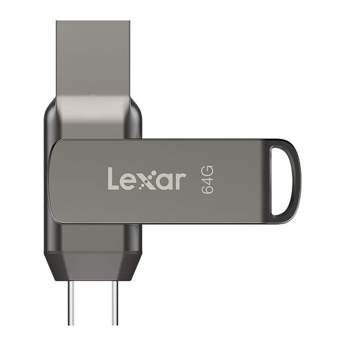 Lexar JumpDrive Dual D400 - clé USB double USB-C et USB-A 64 Go (vue 1)