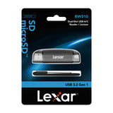 Lexar LRW310X - lecteur de cartes microSD et SD double USB-A et USB-C : compact