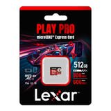 Lexar PLAY Pro microSD Express 7.1 - carte 512 Go ultra-rapide pour consoles : jeux vidéo 4K