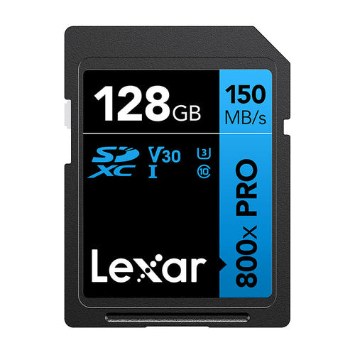 Lexar Professional 800x Pro SDXC 128 Go - carte mémoire UHS-I V30 pour la 4K - visuel 1