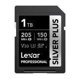 Lexar Professional Silver Plus SDXC 1 To - carte SD 4K très grande capacité (vue 1)