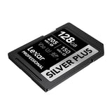Lexar Professional Silver Plus SDXC 128 Go - carte SD 4K UHS-I 205 Mo/s : étanche antichoc