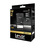 Lexar Professional SL400 - SSD portable 2 To avec hub USB-C : adaptateurs USB-C