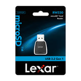 Lexar RW330U - lecteur de cartes microSD USB 3.2 jusqu'à 170 Mo/s : plug and play