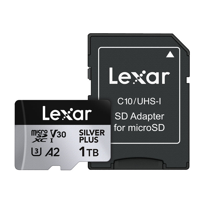 Lexar High-Performance Silver Plus microSDXC 1 To - carte mémoire avec adaptateur SD - visuel 1