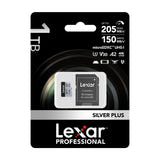 Lexar High-Performance Silver Plus microSDXC 1 To - carte mémoire avec adaptateur SD : vidéo 4K 60 fps