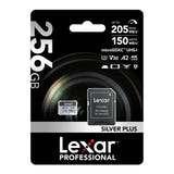Lexar High-Performance Silver Plus microSDXC 256 Go - carte mémoire avec adaptateur SD : usage mobile