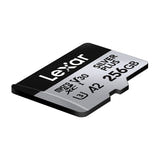 Lexar High-Performance Silver Plus microSDXC 256 Go - carte mémoire avec adaptateur SD : vidéo 4K 60 fps