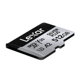 Lexar High-Performance Silver Plus microSDXC 512 Go - carte mémoire avec adaptateur SD (vue 2)