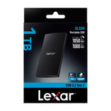 Lexar SL300 - SSD portable 1 To USB 3.2 Gen 2 : double couche graphite