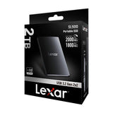 Lexar SL500 - SSD portable 2 To USB 3.2 Gen 2x2 : câble USB-C