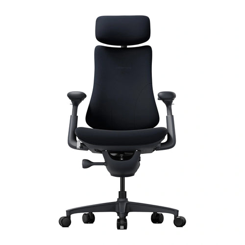 LiberNovo Omni Dynamic LNOmni - Chaise ergonomique assise 48 cm, noire - visuel 1