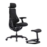 LiberNovo LNOC1-SE - Chaise ergonomique assise 48 cm, noire - visuel 7