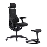 LiberNovo LNOC1-SE - Chaise ergonomique assise 48 cm, noire - visuel 7