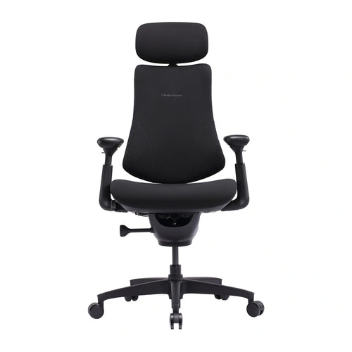 LiberNovo LNOC1-SE - Chaise ergonomique assise 48 cm, noire - visuel 1