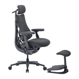 LiberNovo OC1-PRO GR2OC1-PRO - Chaise ergonomique ventilée assise 48 cm, graphite - visuel 6