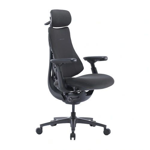 LiberNovo OC1-PRO GR2OC1-PRO - Chaise ergonomique ventilée assise 48 cm, graphite - visuel 1