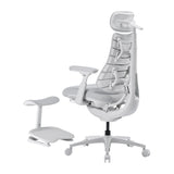 LiberNovo OC1-PRO GLOC1-PRO - Chaise ergonomique ventilée assise 48 cm, blanche - visuel 7